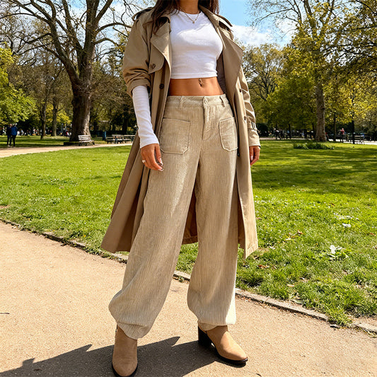 👖New arrival 40% OFF!🥰Women's Casual Loose-Fit High-Waisted Pants💕