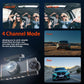 🏆40% Off!🚗4-Channel HD Dashcam with Front Interior Rear Recording🎥