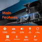 🏆40% Off!🚗4-Channel HD Dashcam with Front Interior Rear Recording🎥