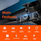 🏆40% Off!🚗4-Channel HD Dashcam with Front Interior Rear Recording🎥