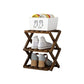 👞🪵Foldable, No-Assembly Bamboo Shoe Rack | 5-Second Scissor-X-Frame Setup🎋