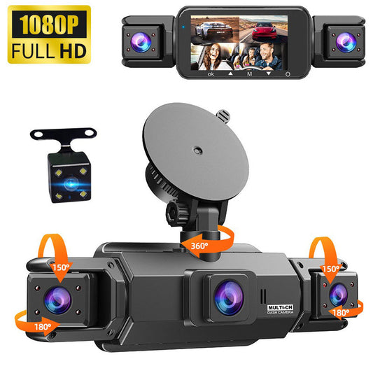 📹40% OFF!📷4-Channel HD Dash Cam with Night Vision