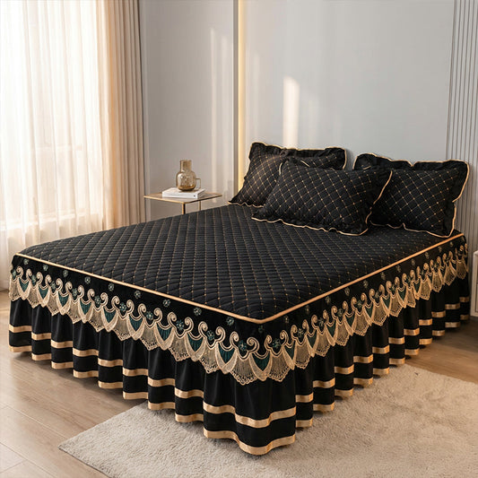🛏️2026 New Arrivals - 40% Off!🌸Ruffled Bed Sheet Skirt / Pillowcases