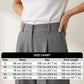 👖New arrival 40% OFF!💝Women's High Waisted Straight Leg Work Trousers with Side Pockets -✨Smart & Casual Look for Office and Beyond