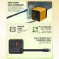 ⚡📱Multiport 65W PD Wall Charger | Built‑in Retractable Type‑C Cable