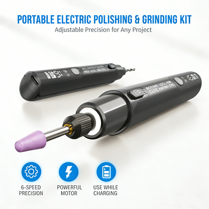 🛠️⚙️Portable Electric Rotary Grinding, Polishing, and Engraving Kit |  DIY Crafts and Model Making🔄