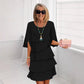🌸Spring Sale 40% OFF🎁👗Women's Elegant Layered Ruffle Sleeve Dress – Effortless Style for Every Occasion💃