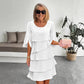 🌸Spring Sale 40% OFF🎁👗Women's Elegant Layered Ruffle Sleeve Dress – Effortless Style for Every Occasion💃