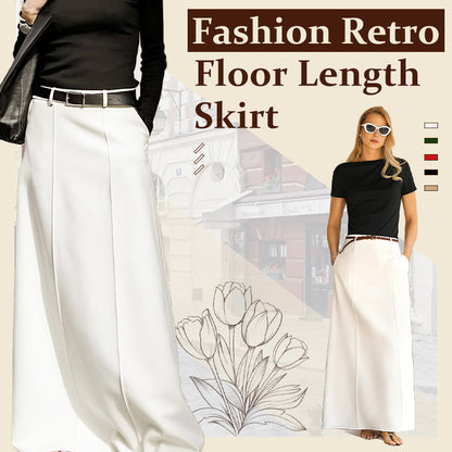 👒New Arrival 40% OFF🎐Women’s Fashion Retro Floor Length Skirt🌊