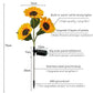 🌻☀️ LIMITED-TIME OFF! 3-Head Solar Sunflower Garden Light – Realistic Petals, IP65 Weather Resistance & Warm White Glow ✨