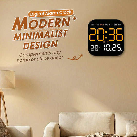 🕰️50K+ SOLD!🛏️ 40% OFF! Home & Office Digital Clock – Gentle wake-up, no startling alarms! Adjustable brightness, quiet at night. Shows temperature too. A reliable companion for your daily routine.🌙
