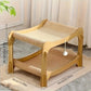 🐱🛋️ Heavy-Duty Sisal Cat Lounger | Stable Frame for Large and Multiple Cats✨