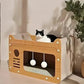 🐱🛋️ Heavy-Duty Sisal Cat Lounger | Stable Frame for Large and Multiple Cats✨