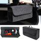 🚗📦Collapsible Synthetic-Felt Car Trunk Organizer | Adjustable Inner Dividers for Neat Rear Cargo Organization🔧