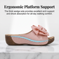 👡40% OFF NOW! 🎀 Women's Bowknot Peep-Toe Wedge Sandals – Chic Design, Comfortable Wedge & Easy to Slip On 🌸
