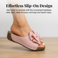 👡40% OFF NOW! 🎀 Women's Bowknot Peep-Toe Wedge Sandals – Chic Design, Comfortable Wedge & Easy to Slip On 🌸