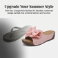 👡40% OFF NOW! 🎀 Women's Bowknot Peep-Toe Wedge Sandals – Chic Design, Comfortable Wedge & Easy to Slip On 🌸