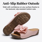 👡40% OFF NOW! 🎀 Women's Bowknot Peep-Toe Wedge Sandals – Chic Design, Comfortable Wedge & Easy to Slip On 🌸