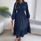 👗New arrival 40% OFF!🥰Women's Long-Sleeve Smocked Ruffle Maxi Dress