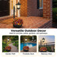 💐New arrival 40% OFF!🌿Wrought Iron Solar Light – Retro Style & All-Weather