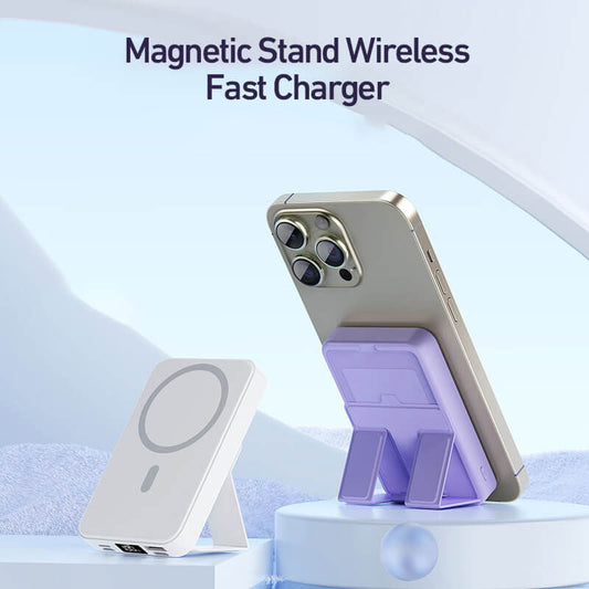 ⚡40% off!🏃22.5W 10000mAh Magnetic Wireless Charging Mobile Power with Stand