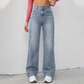 👖40% OFF NOW! 🔥 Women's High-Waisted Straight Leg Denim Jeans – Flattering Fit, Comfortable Stretch & Versatile Everyday Style ✨