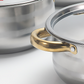 🍳40% OFF NOW!🫕5-Piece Stainless Steel Cookware Set with Glass Lids – Durable, Even Heat Distribution & Elegant Design ✨