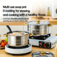 🍳40% OFF NOW!🫕5-Piece Stainless Steel Cookware Set with Glass Lids – Durable, Even Heat Distribution & Elegant Design ✨