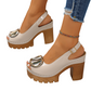 ☀️New arrival 45% OFF!🏖️Elegant Peep-Toe Buckle Heeled Sandals