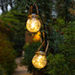 🫙✨Solar-Powered Crackle-Glass Jar Lantern | For Garden & Patio Decor🏮
