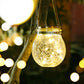 🫙✨Solar-Powered Crackle-Glass Jar Lantern | For Garden & Patio Decor🏮