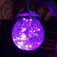 🫙✨Solar-Powered Crackle-Glass Jar Lantern | For Garden & Patio Decor🏮