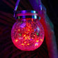 🫙✨Solar-Powered Crackle-Glass Jar Lantern | For Garden & Patio Decor🏮