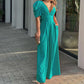 💃New arrival 40% OFF!👒Women's Deep V-Neck Wide Leg Jumpsuit – High Waist, Flowy Style & Soft Fabric