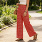 👖New arrival 40% OFF!💫Smocked High Waist Wide Leg Pants for Women – Flowy, Comfy & Tummy Control