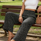 👖New arrival 40% OFF!💫Smocked High Waist Wide Leg Pants for Women – Flowy, Comfy & Tummy Control