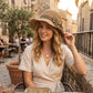 👒New arrival 40% OFF!🌞Elegant Woven Straw Sun Hat with Bow