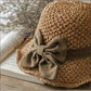 👒New arrival 40% OFF!🌞Elegant Woven Straw Sun Hat with Bow