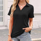 👕 LIMITED-TIME 50% OFF! ✨ Women's Casual V-Neck Collared T-Shirt – Elevated Everyday Tee, Soft & Relaxed Fit 🌿