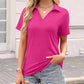 👕 LIMITED-TIME 50% OFF! ✨ Women's Casual V-Neck Collared T-Shirt – Elevated Everyday Tee, Soft & Relaxed Fit 🌿