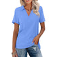 👕 LIMITED-TIME 50% OFF! ✨ Women's Casual V-Neck Collared T-Shirt – Elevated Everyday Tee, Soft & Relaxed Fit 🌿