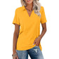 👕 LIMITED-TIME 50% OFF! ✨ Women's Casual V-Neck Collared T-Shirt – Elevated Everyday Tee, Soft & Relaxed Fit 🌿