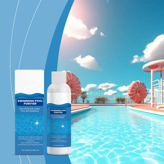 🏊‍♀️Summer Party Sale: 40% Off!🏖️Swimming Pool Purifying Liquid—Removes Green Algae and Sludge☀️