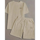 🤍New arrival 40% OFF!🩳Men’s Casual Solid-Color Two-Piece Loungewear Set