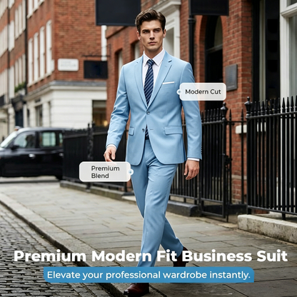 🖤New arrival 40% OFF!👔Men's 2-Piece Modern Fit Business Suit Set
