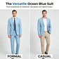 🖤New arrival 40% OFF!👔Men's 2-Piece Modern Fit Business Suit Set