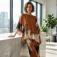 🥳2026 HOT SALE🥳💞50K+ SOLD!Abstract Print Flowy Wide Leg Pants and Top Set