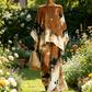 🥳2026 HOT SALE🥳💞50K+ SOLD!Abstract Print Flowy Wide Leg Pants and Top Set
