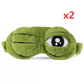🐸40% OFF!💤Soft Funny Frog 3D Sleep Mask