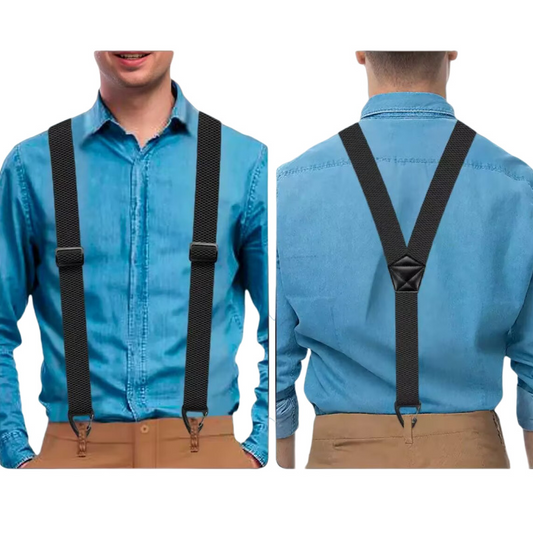 👔40% OFF!🔗Men's X-Back Suspenders with Hook Clips